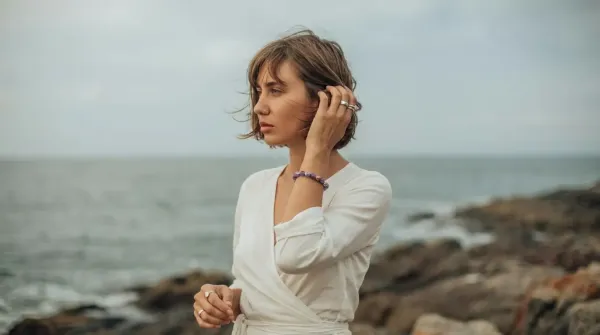 Armband Emilia Sterling Silber mit Ametrin Steinperlen